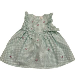 Mint green watermelon dress